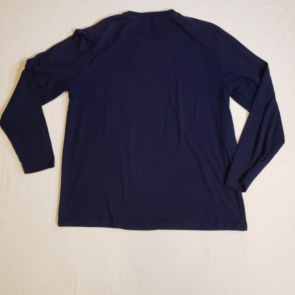 Club Room Men Blue Shirt Long Sleeve Graphic Sail Boat Size L - Picture 5 of 6